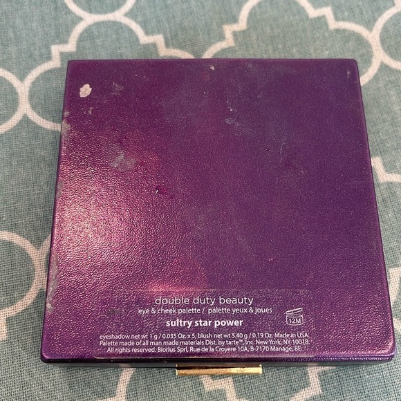 Tarte DOUBLE DUTY BEAUTY eye and cheek palette “Sultry Star Power” - Picture 5 of 5